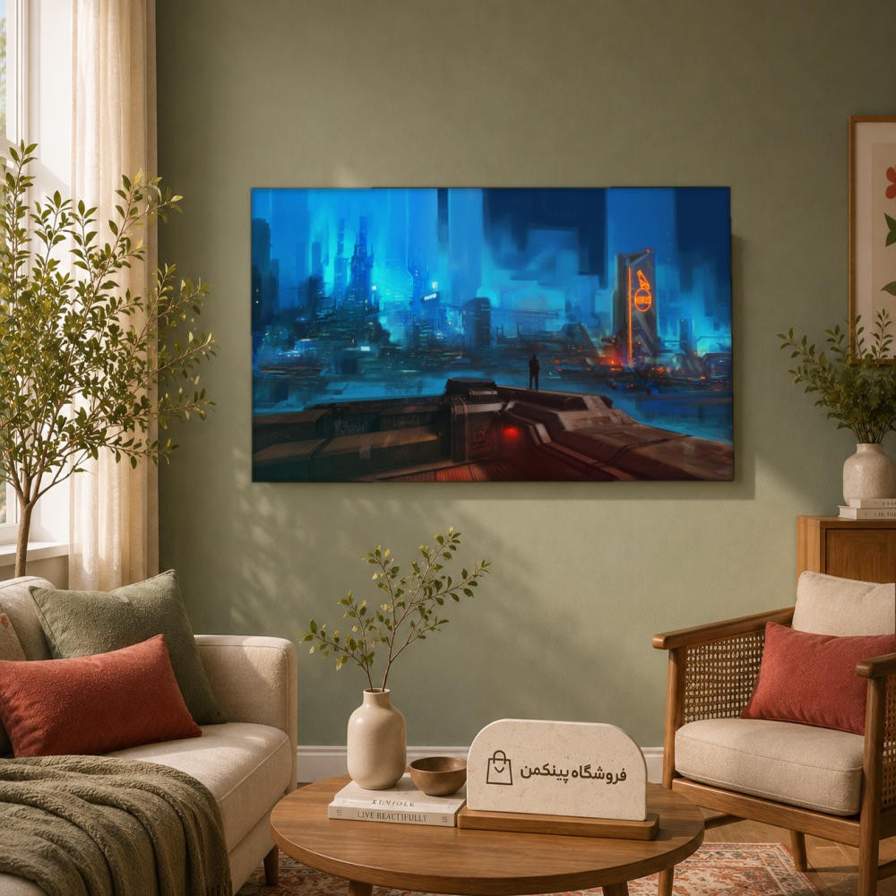 تابلو شاسی پینکمن طرح تکنولوژی نوآر - Tech Noir کد Jm 21