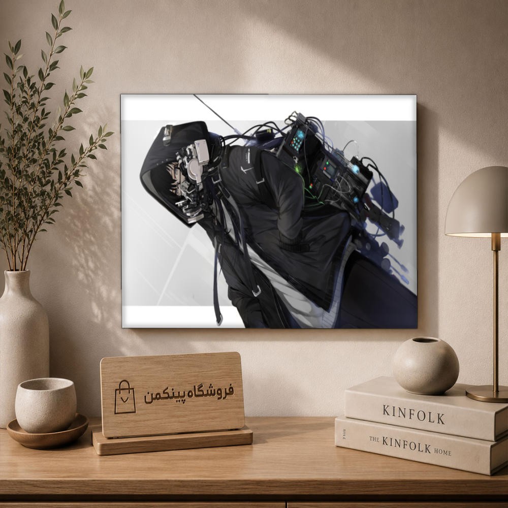 تابلو شاسی پینکمن طرح تکنولوژی نوآر - Tech Noir کد Jm 20_1