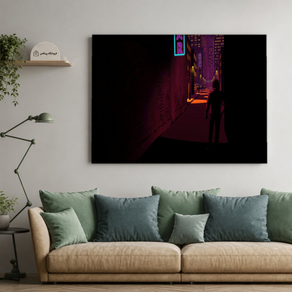 تابلو شاسی پینکمن طرح تکنولوژی نوآر - Tech Noir کد Jm 1_1
