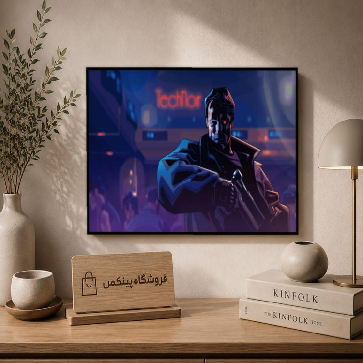 تابلو شاسی پینکمن طرح تکنولوژی نوآر - Tech Noir کد Jm 10