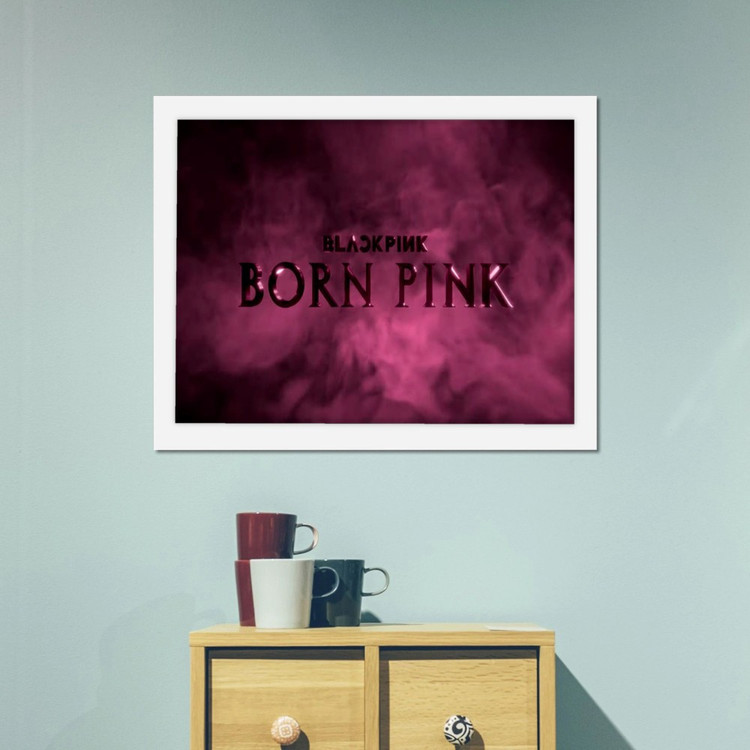 تابلو پینکمن طرح گروه بلکپینک بلکپینک Born صورتی Blackpink Born Pink 6 Jm