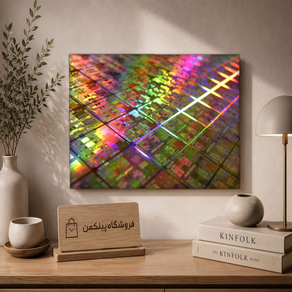 تابلو شاسی پینکمن طرح تکنولوژی نسخه چهارم - Tech Desktop 4k کد Jm 20