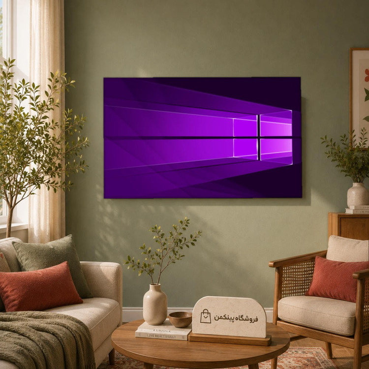 تابلو شاسی پینکمن طرح تکنولوژی نسخه چهارم - Tech Desktop 4k کد Jm 12