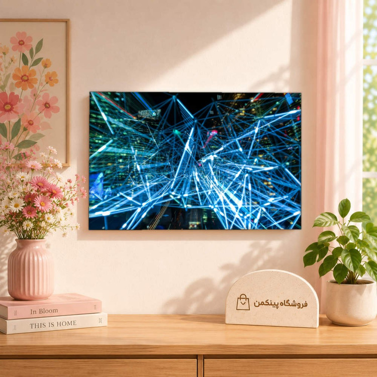 تابلو شاسی پینکمن طرح تکنولوژی نسخه چهارم - Tech Desktop 4k کد Jm 11