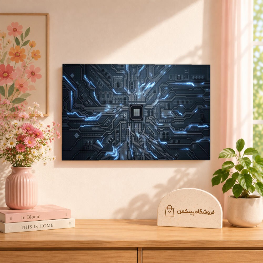 تابلو شاسی پینکمن طرح تکنولوژی نسخه سوم - Tech 4k PC کد Jm 9