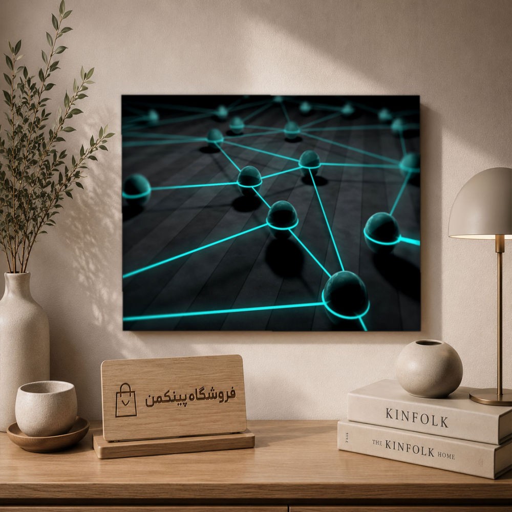 تابلو شاسی پینکمن طرح تکنولوژی نسخه سوم - Tech 4k PC کد Jm 6
