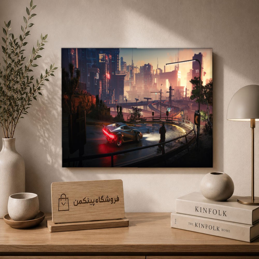تابلو شاسی پینکمن طرح تکنولوژی نسخه سوم - Tech 4k PC کد Jm 33
