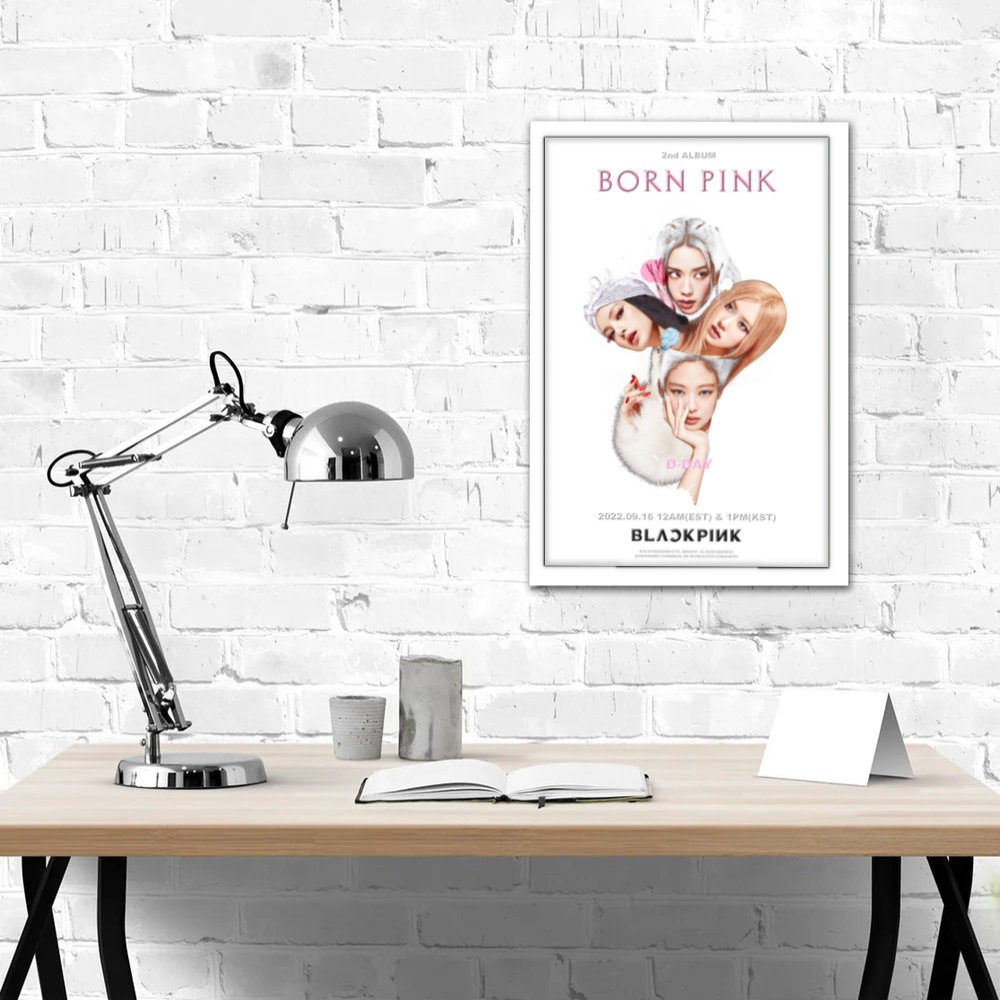 تابلو پینکمن طرح گروه بلکپینک بلکپینک Born صورتی Blackpink Born Pink 19 Jm