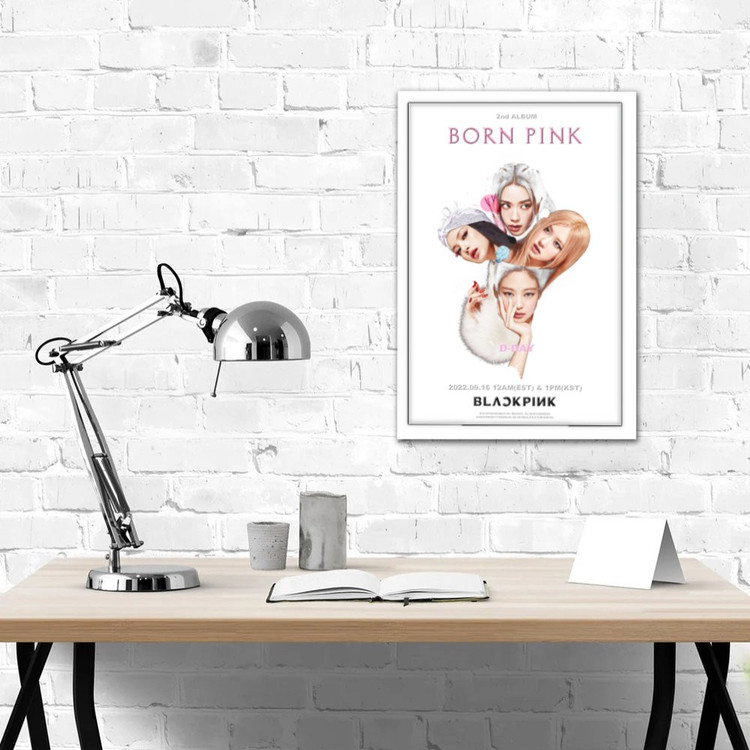 تابلو پینکمن طرح گروه بلکپینک بلکپینک Born صورتی Blackpink Born Pink 19 Jm