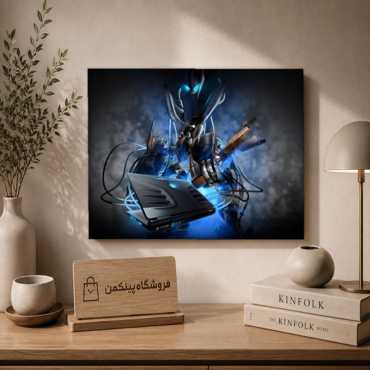 تابلو شاسی پینکمن طرح تکنولوژی نسخه سوم - Tech 4k PC کد Jm 32