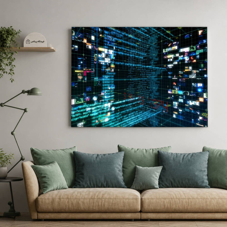 تابلو شاسی پینکمن طرح تکنولوژی نسخه سوم - Tech 4k PC کد Jm 28