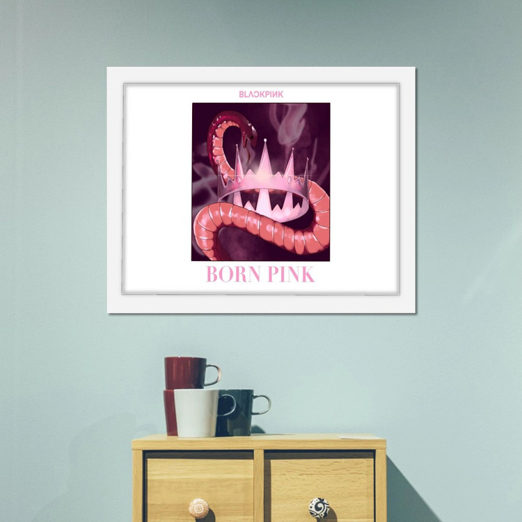 تابلو پینکمن طرح گروه بلکپینک بلکپینک Born صورتی Blackpink Born Pink 12 Jm