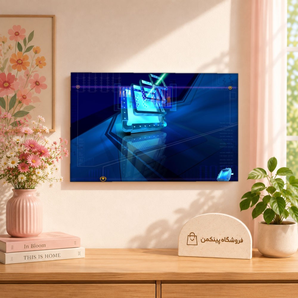 تابلو شاسی پینکمن طرح تکنولوژی نسخه سوم - Tech 4k PC کد Jm 25