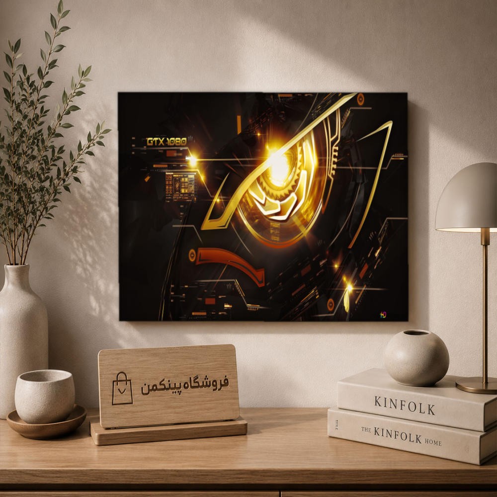 تابلو شاسی پینکمن طرح تکنولوژی نسخه سوم - Tech 4k PC کد Jm 22