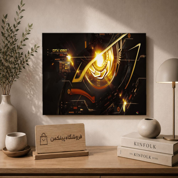 تابلو شاسی پینکمن طرح تکنولوژی نسخه سوم - Tech 4k PC کد Jm 22