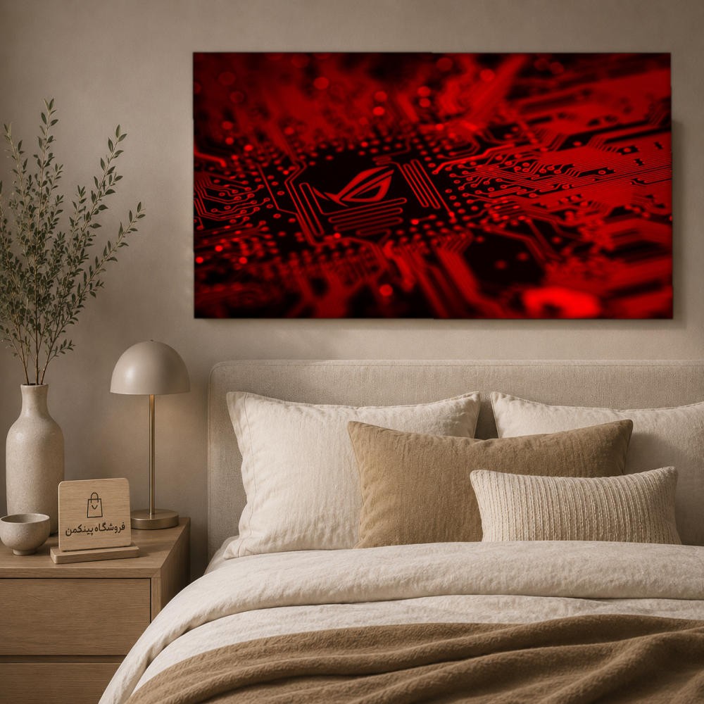 تابلو شاسی پینکمن طرح تکنولوژی نسخه سوم - Tech 4k PC کد Jm 2