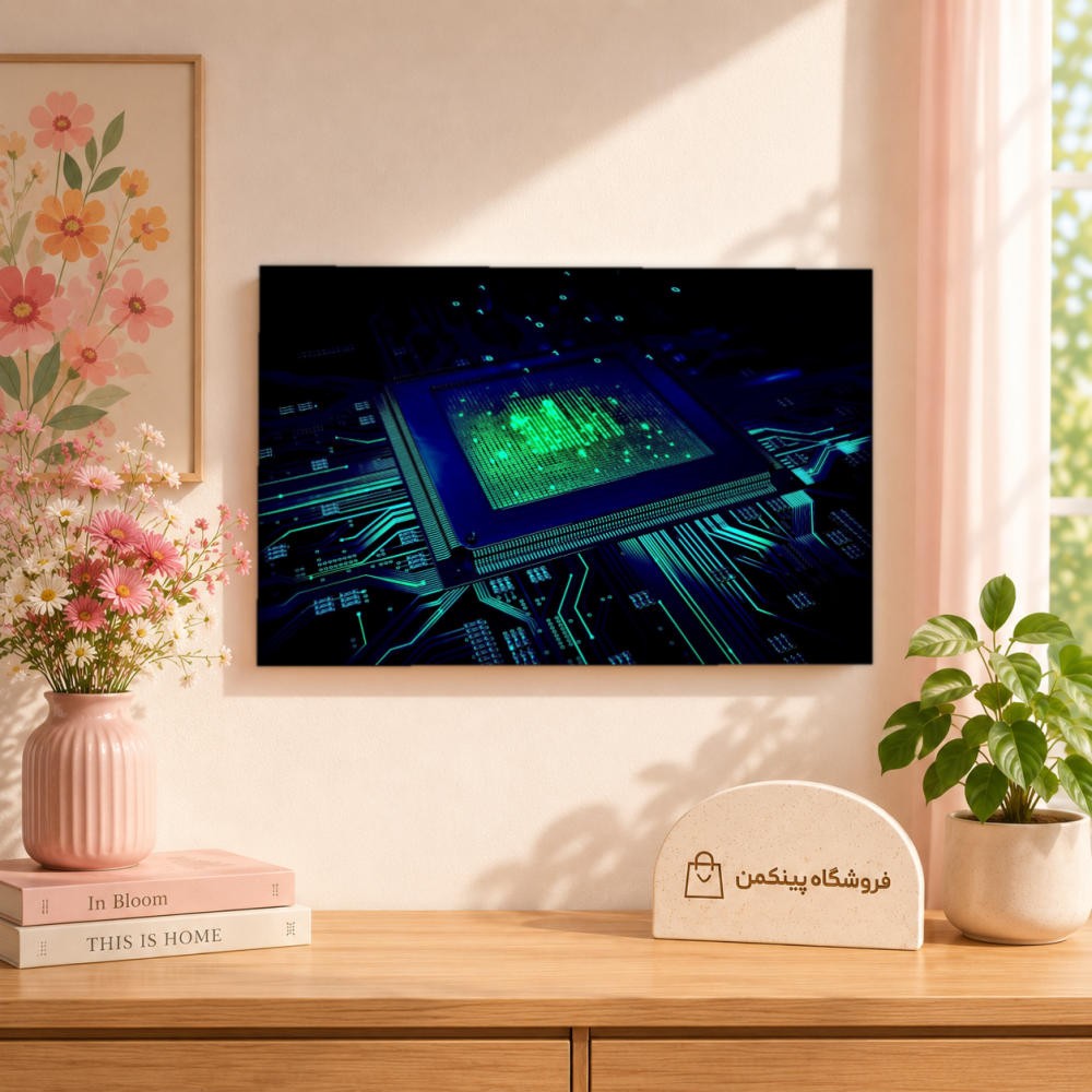 تابلو شاسی پینکمن طرح تکنولوژی نسخه سوم - Tech 4k PC کد Jm 1