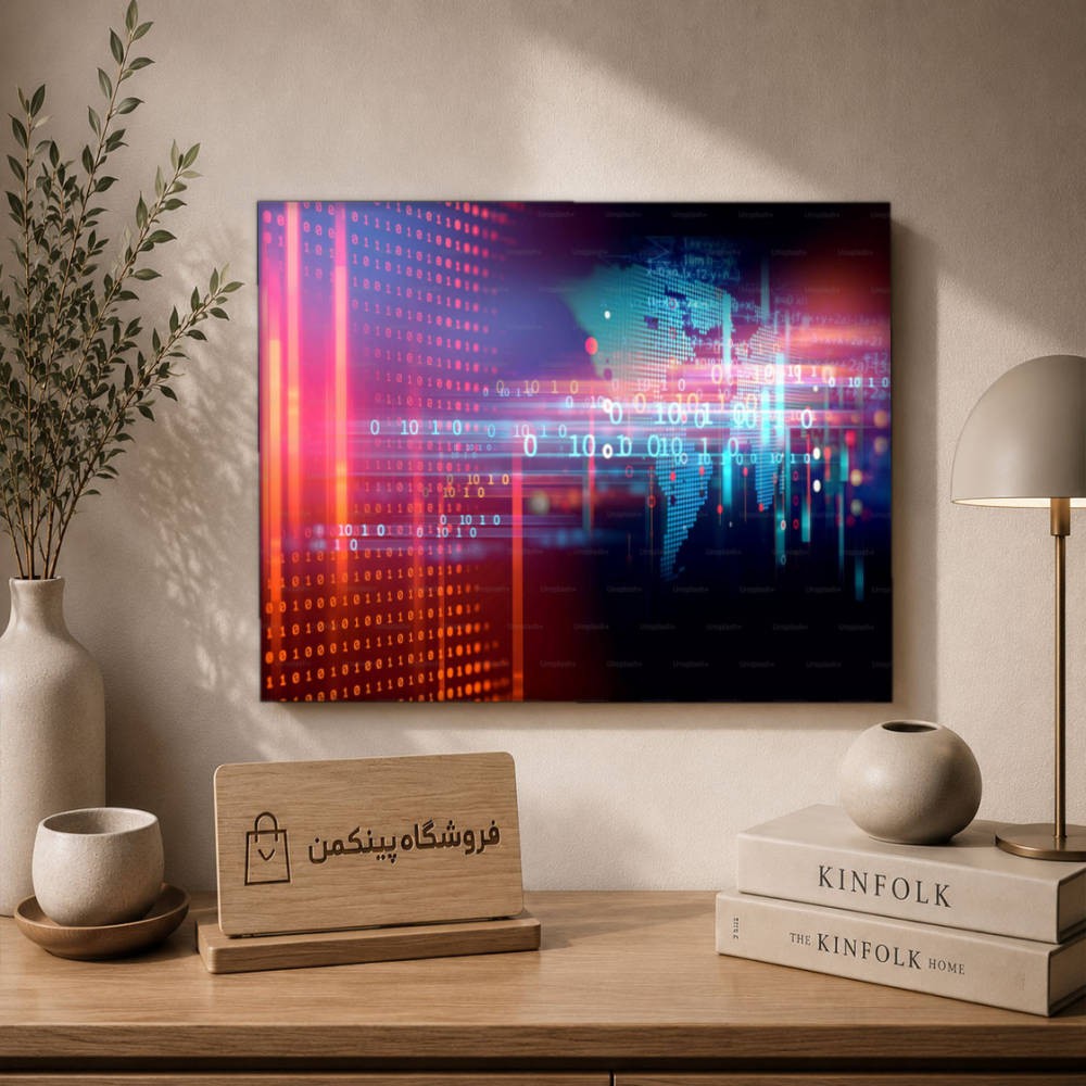 تابلو شاسی پینکمن طرح تکنولوژی نسخه دوم - 4k Tech PC کد Jm 33