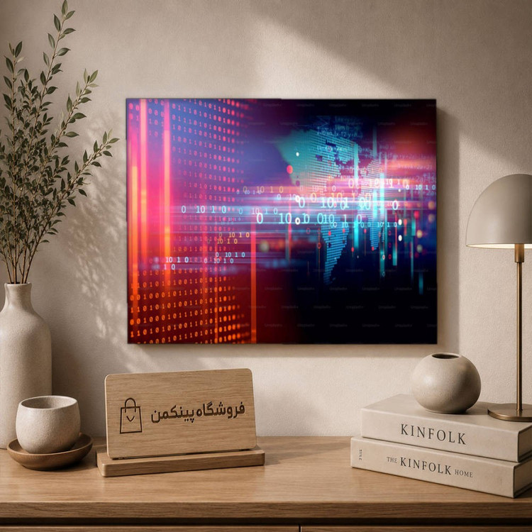 تابلو شاسی پینکمن طرح تکنولوژی نسخه دوم - 4k Tech PC کد Jm 33