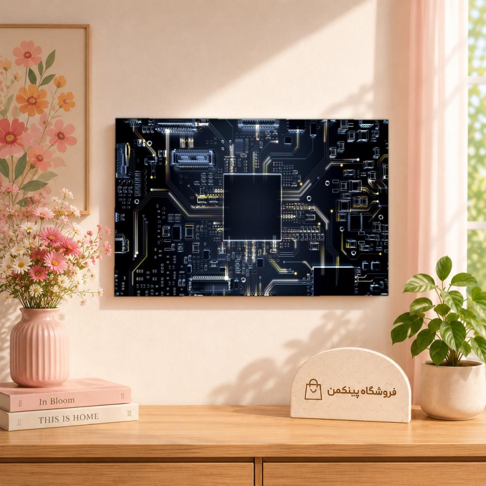 تابلو شاسی پینکمن طرح تکنولوژی نسخه دوم - 4k Tech PC کد Jm 30