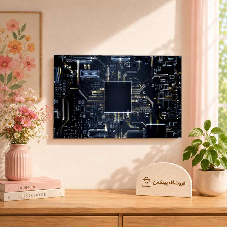 تابلو شاسی پینکمن طرح تکنولوژی نسخه دوم - 4k Tech PC کد Jm 30