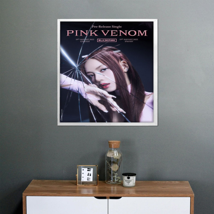تابلو پینکمن طرح گروه بلکپینک بلکپینک 2022 صورتی Venom Blackpink 2022 Pink Venom 17 Jm