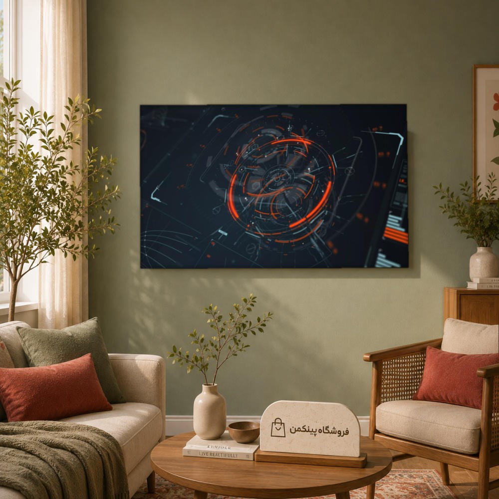 تابلو شاسی پینکمن طرح تکنولوژی نسخه دوم - 4k Tech PC کد Jm 22