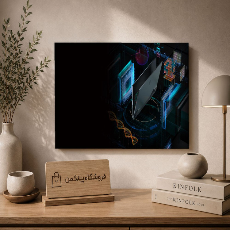 تابلو شاسی پینکمن طرح تکنولوژی نسخه دوم - 4k Tech PC کد Jm 19