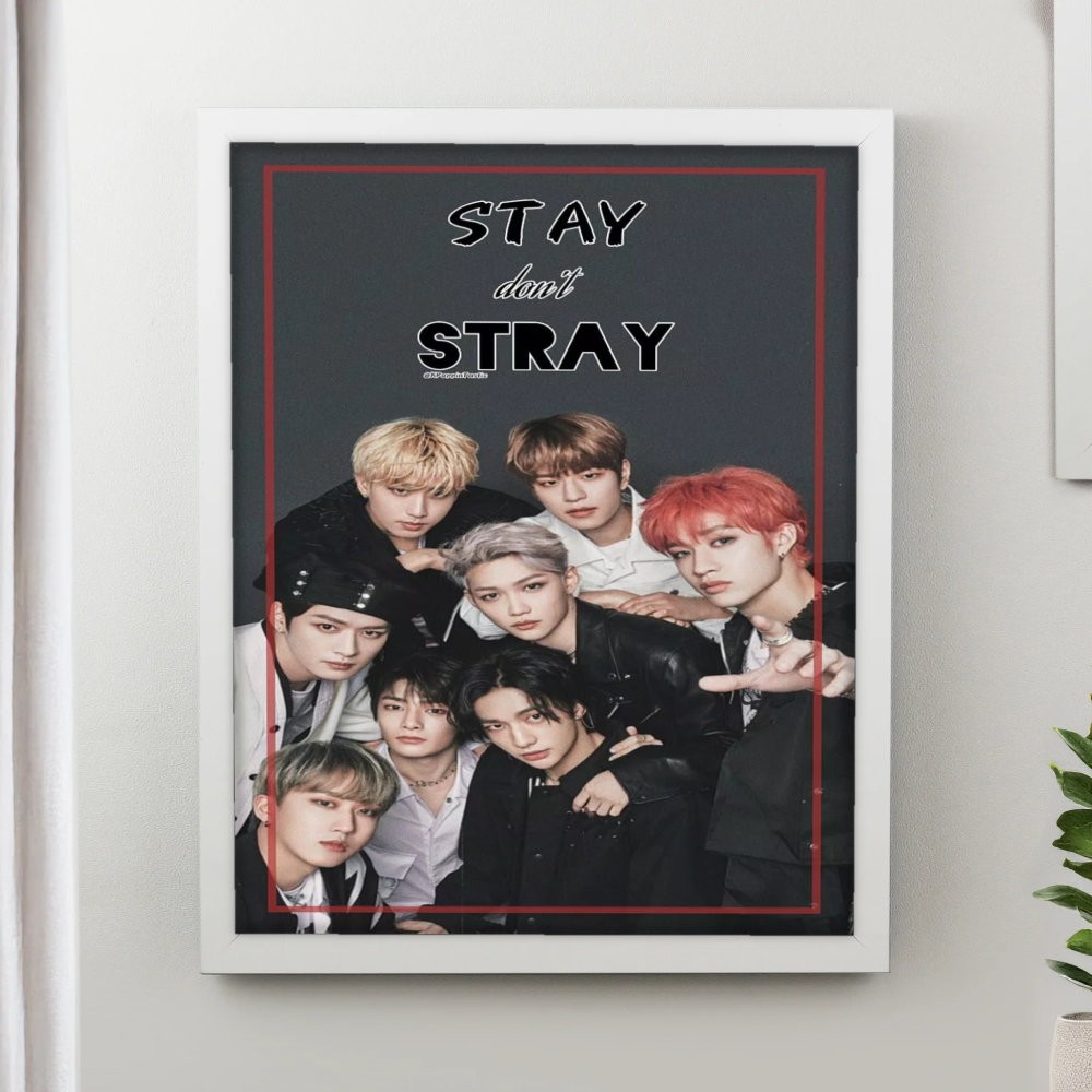 تابلو پینکمن طرح گروه استری کیدز کیپاپ Stray Kids Kpop 37 Jm