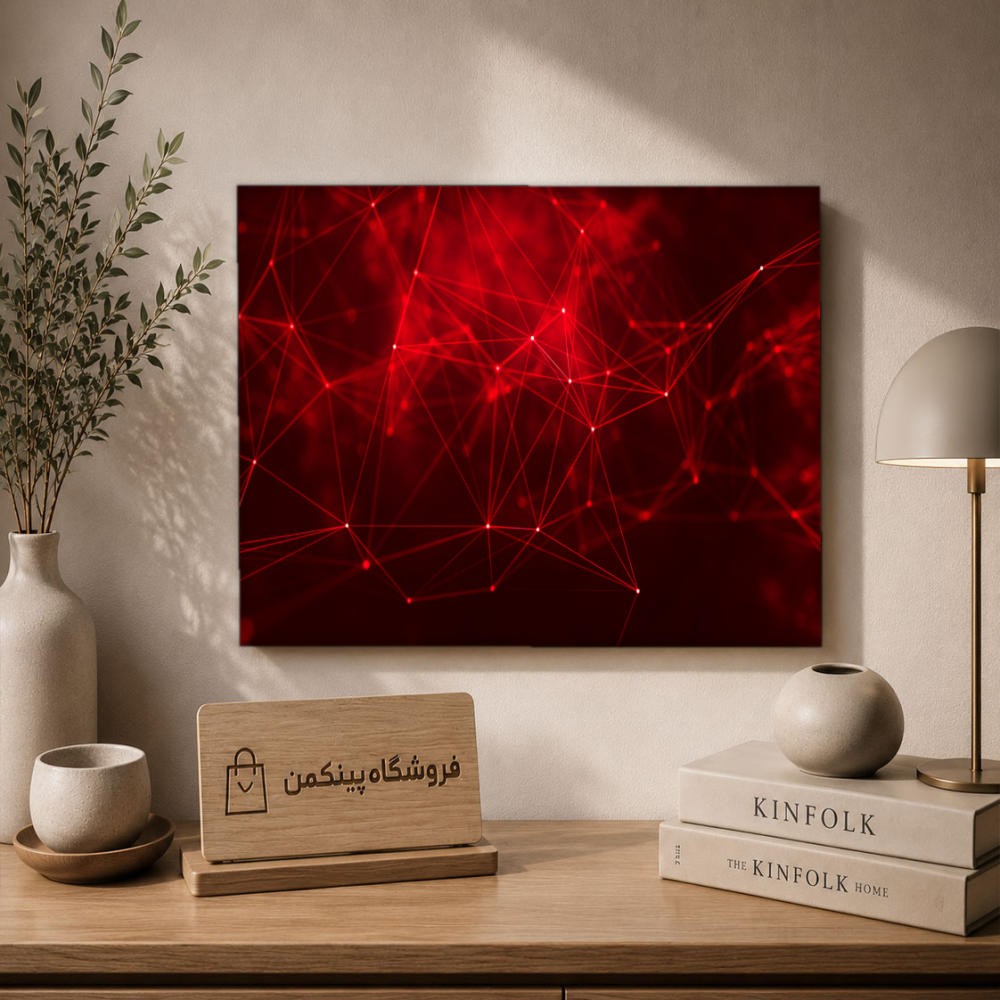 تابلو شاسی پینکمن طرح تکنولوژی قرمز - Technology Red کد Jm 22