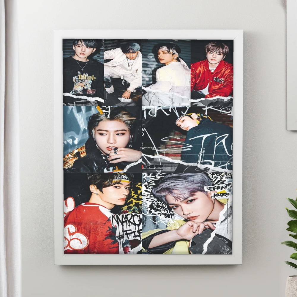 تابلو پینکمن طرح گروه استری کیدز کیپاپ Stray Kids Kpop 21 Jm