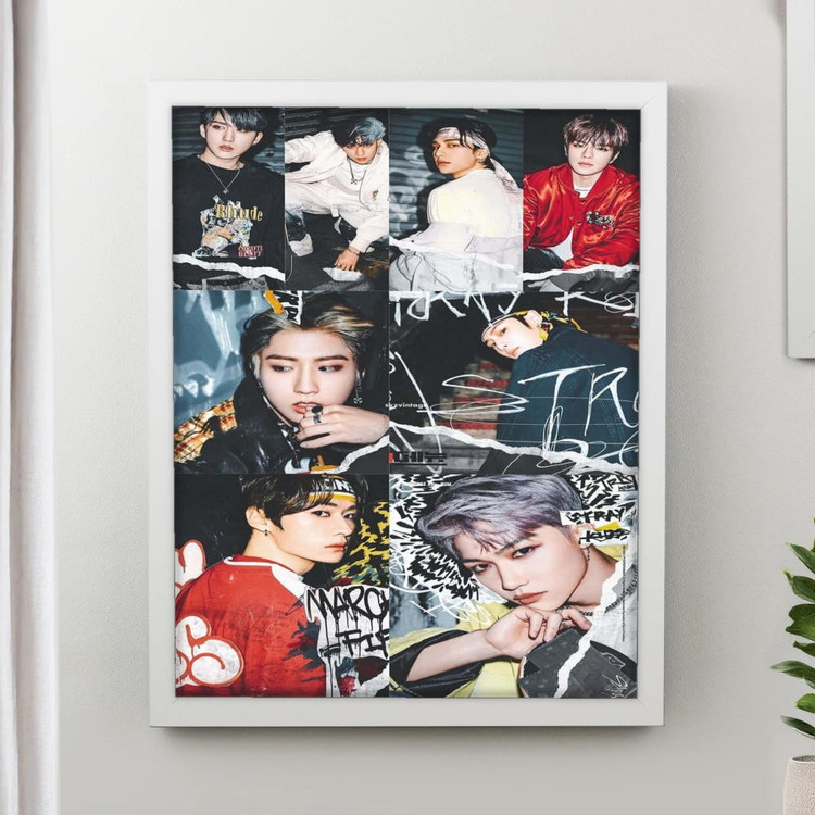 تابلو پینکمن طرح گروه استری کیدز کیپاپ Stray Kids Kpop 21 Jm