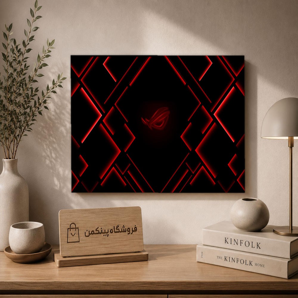 تابلو شاسی پینکمن طرح تکنولوژی قرمز - Technology Red کد Jm 12