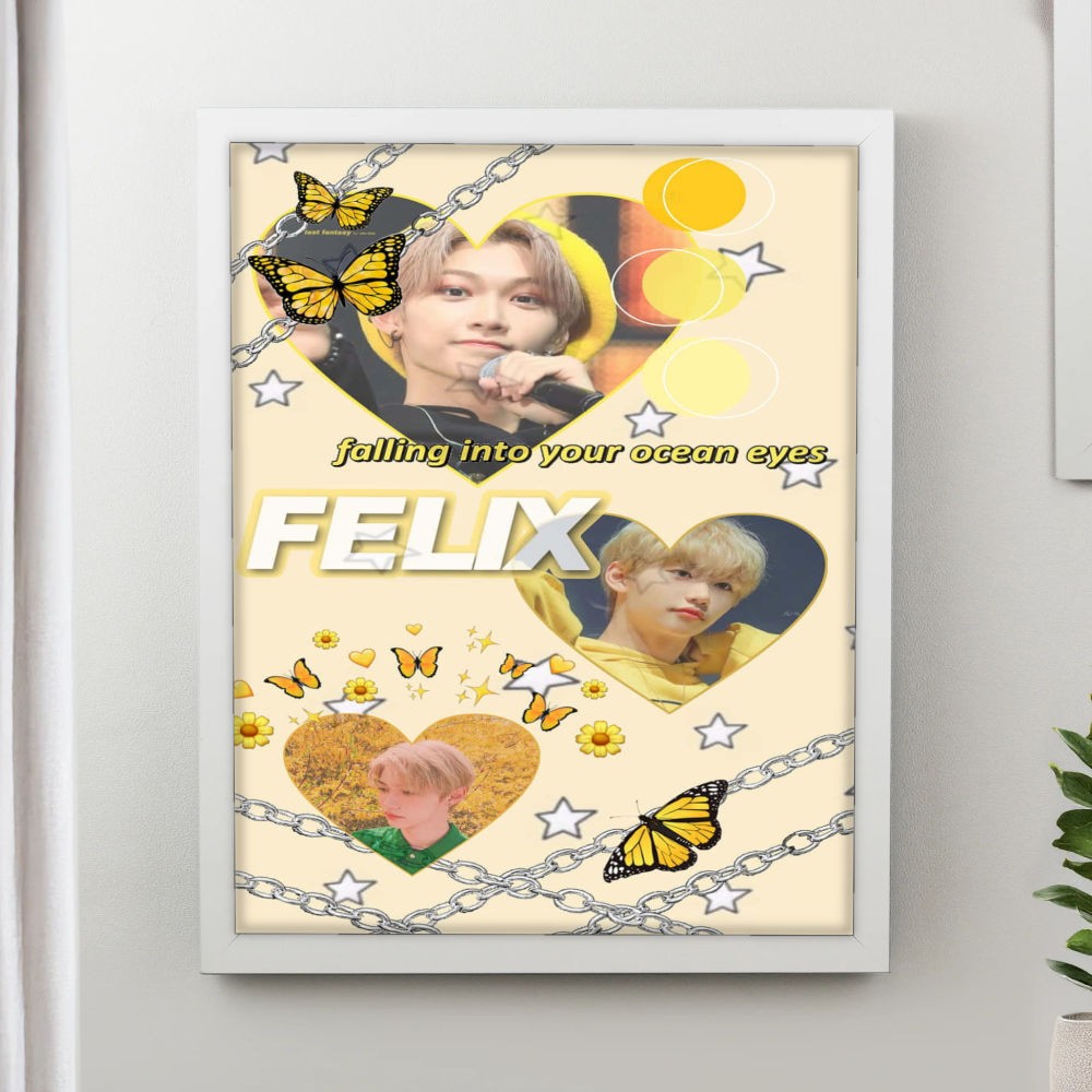 تابلو پینکمن طرح گروه استری کیدز کیپاپ Stray Kids Kpop 15 Jm