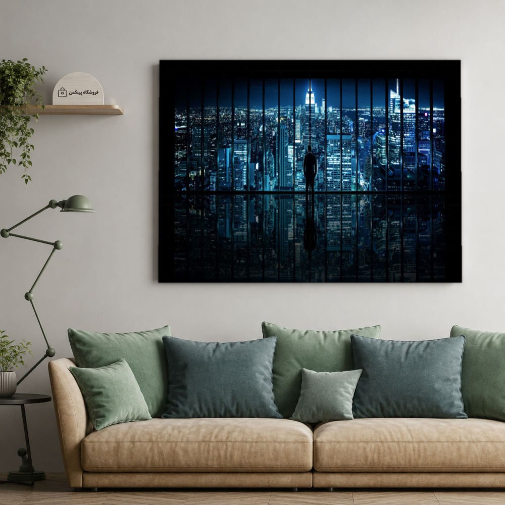 تابلو شاسی پینکمن طرح تکنولوژی شهر - Technology City کد Jm 9