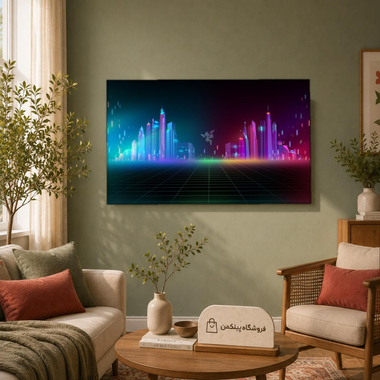 تابلو شاسی پینکمن طرح تکنولوژی شهر - Technology City کد Jm 6