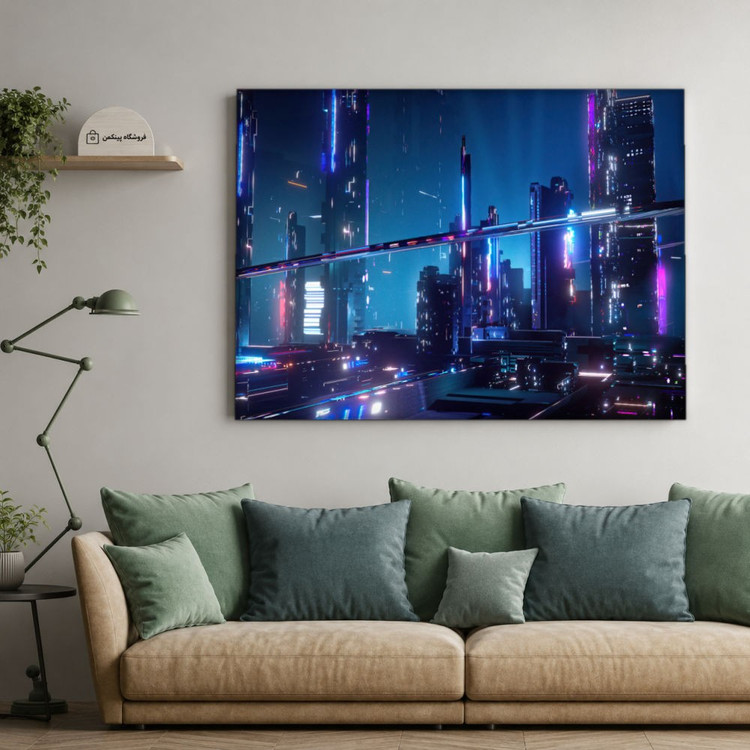 تابلو شاسی پینکمن طرح تکنولوژی شهر - Technology City کد Jm 39