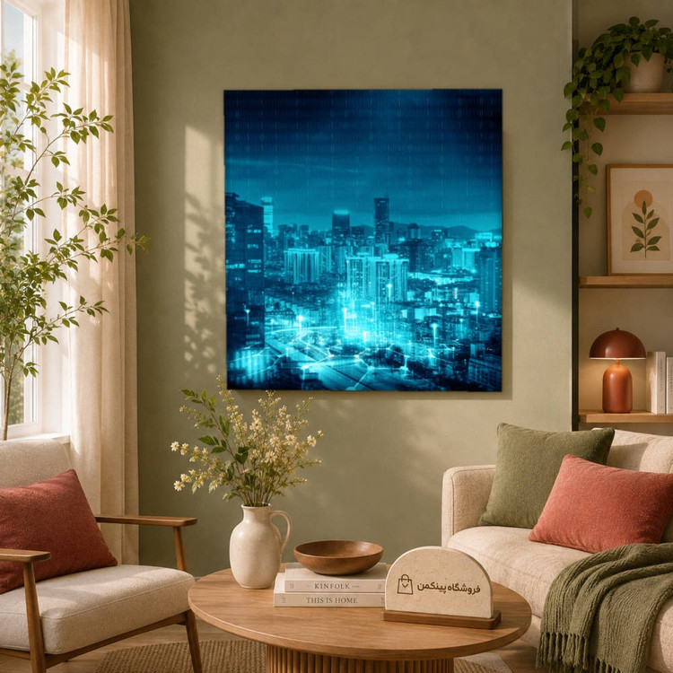 تابلو شاسی پینکمن طرح تکنولوژی شهر - Technology City کد Jm 30