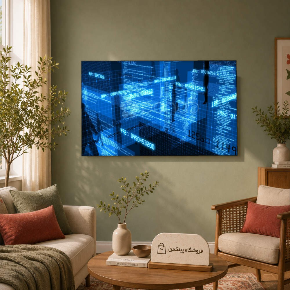 تابلو شاسی پینکمن طرح تکنولوژی شهر - Technology City کد Jm 29