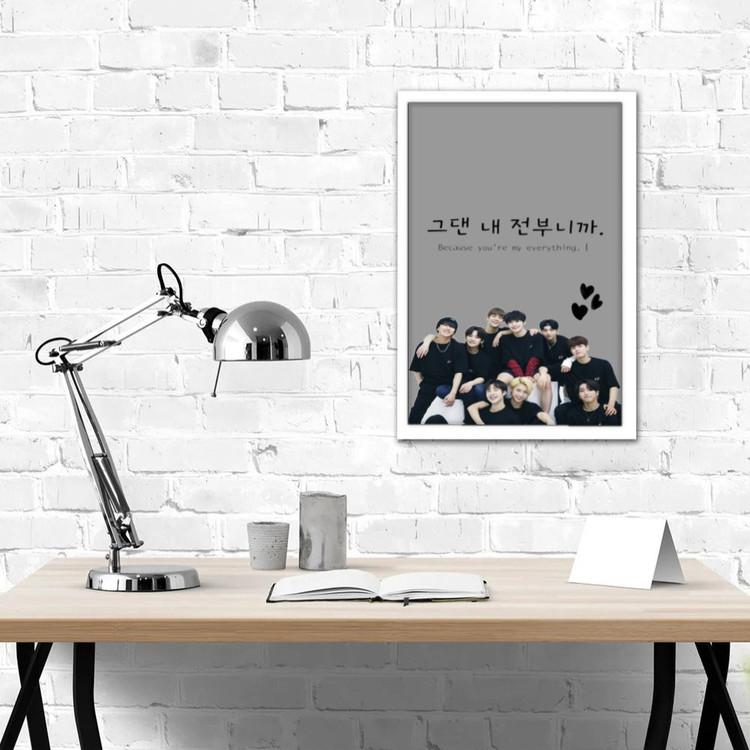 تابلو پینکمن طرح گروه استری کیدز کیوت Cute Stray Kids 30 Jm