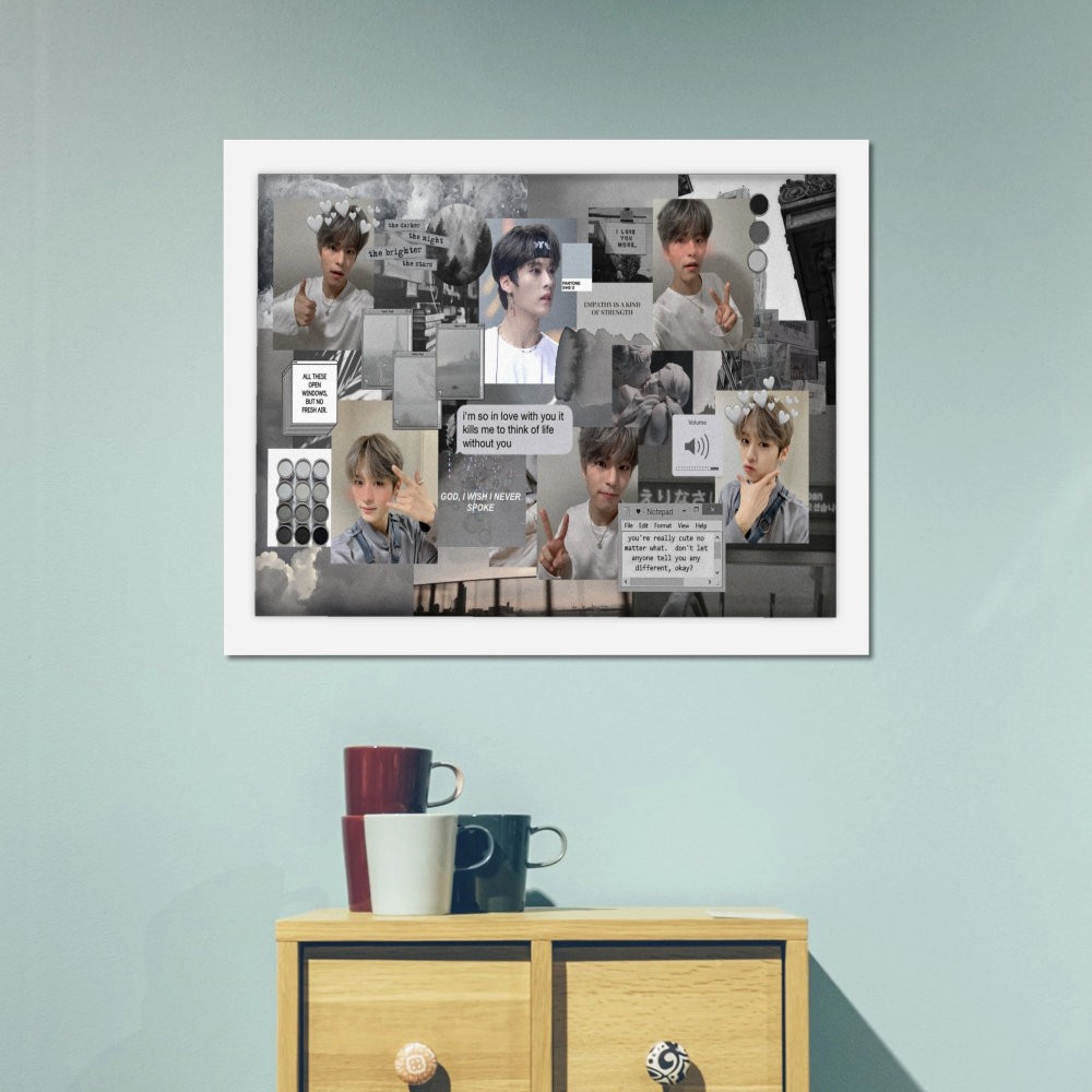تابلو پینکمن طرح گروه استری کیدز کیوت Cute Stray Kids 3 Jm