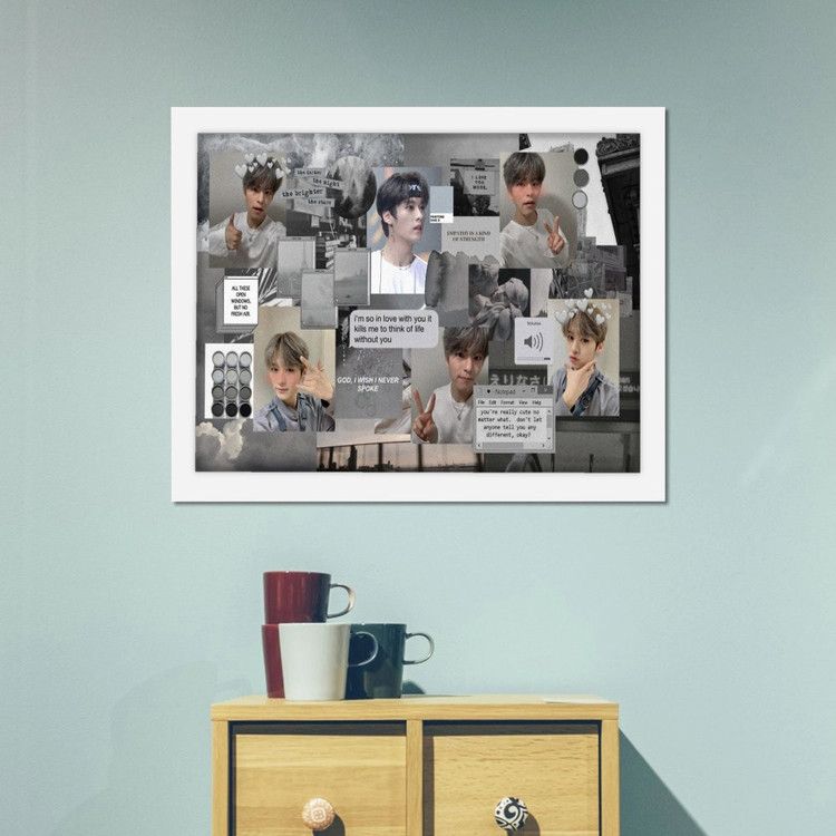تابلو پینکمن طرح گروه استری کیدز کیوت Cute Stray Kids 3 Jm