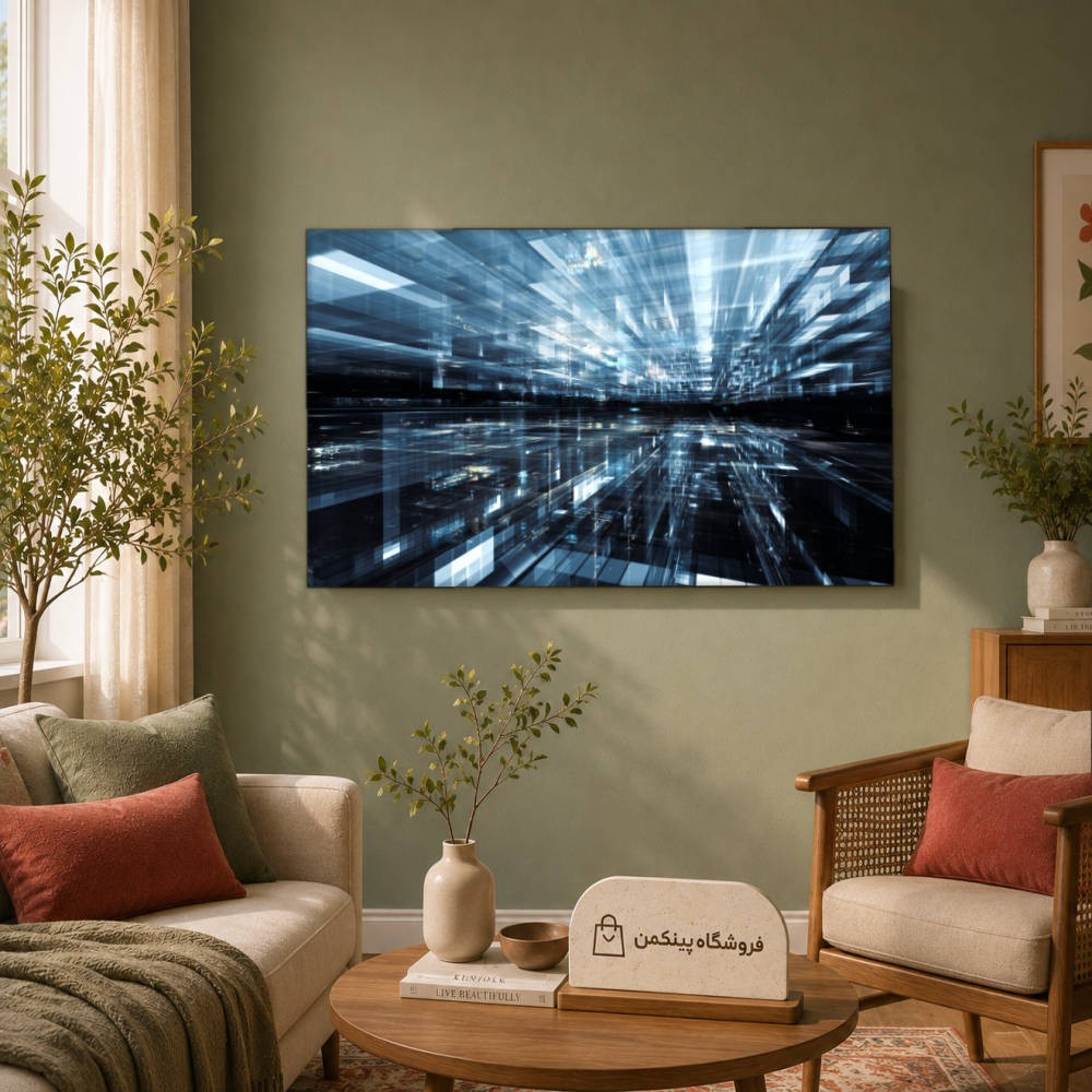 تابلو شاسی پینکمن طرح تکنولوژی شهر - Technology City کد Jm 23