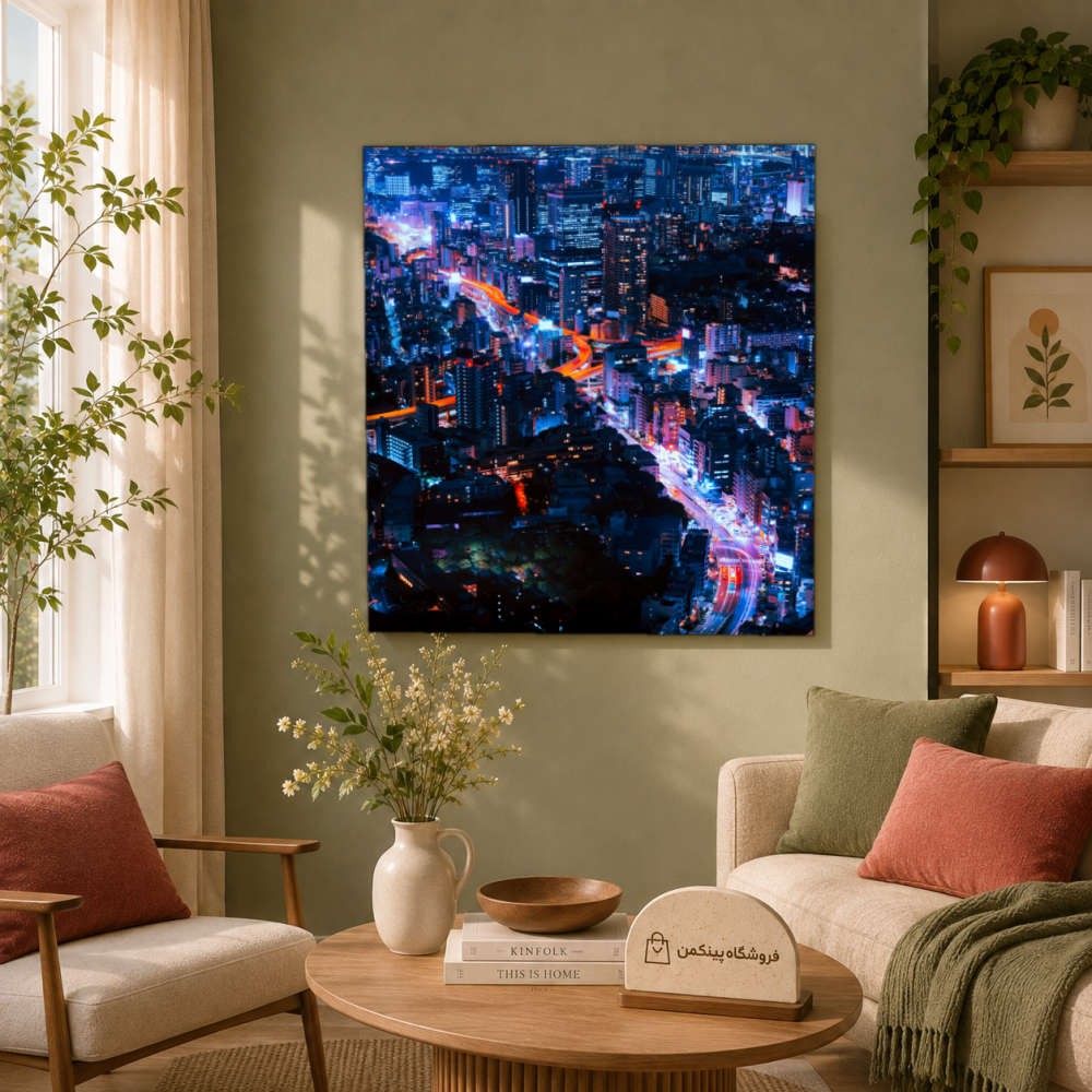 تابلو شاسی پینکمن طرح تکنولوژی شهر - Technology City کد Jm 21