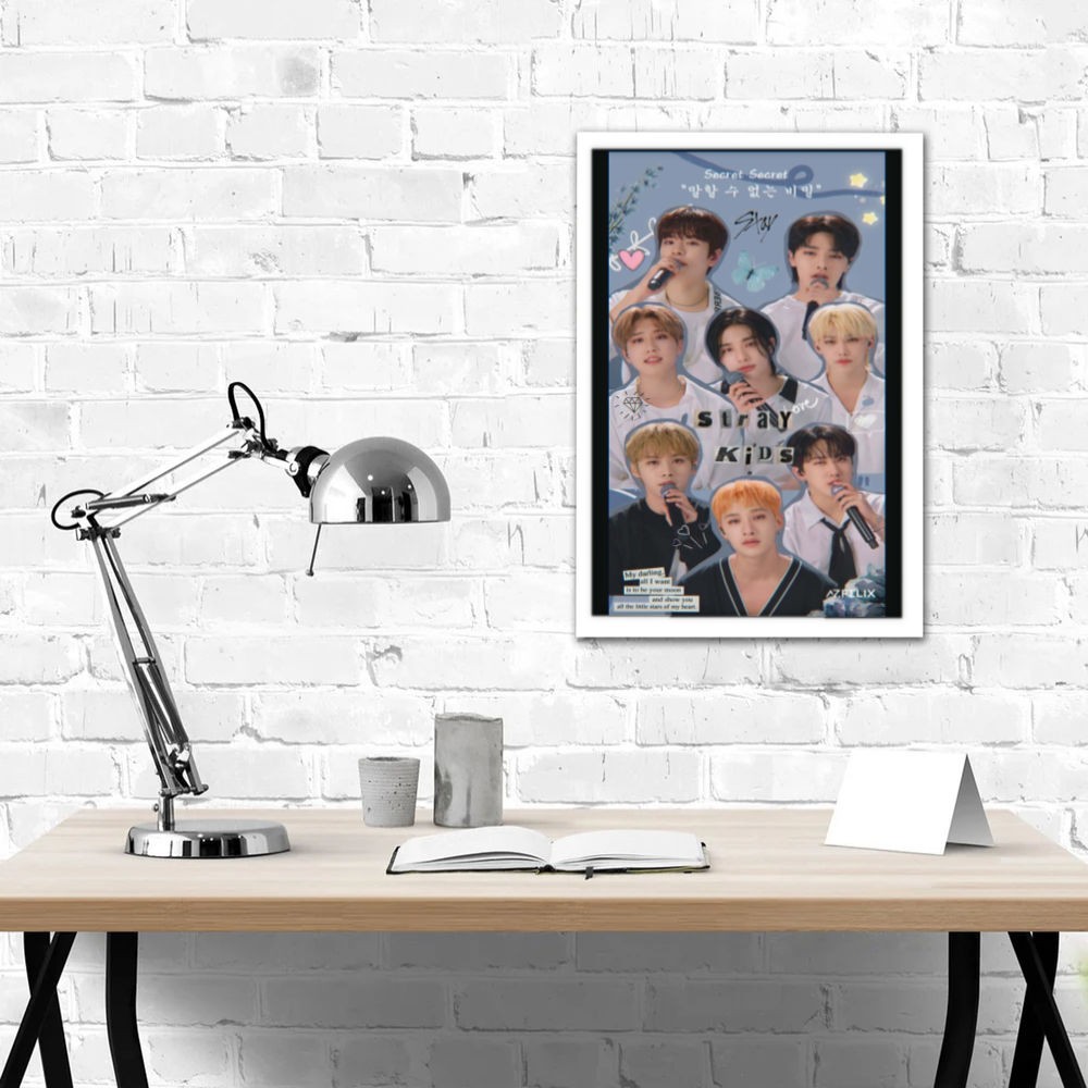 تابلو پینکمن طرح گروه استری کیدز کیوت Cute Stray Kids 23 Jm