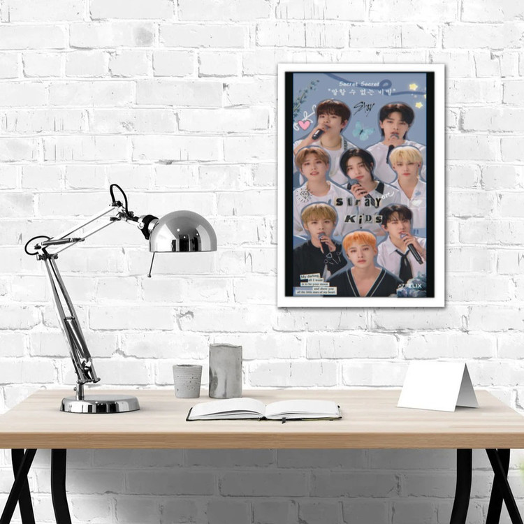 تابلو پینکمن طرح گروه استری کیدز کیوت Cute Stray Kids 23 Jm