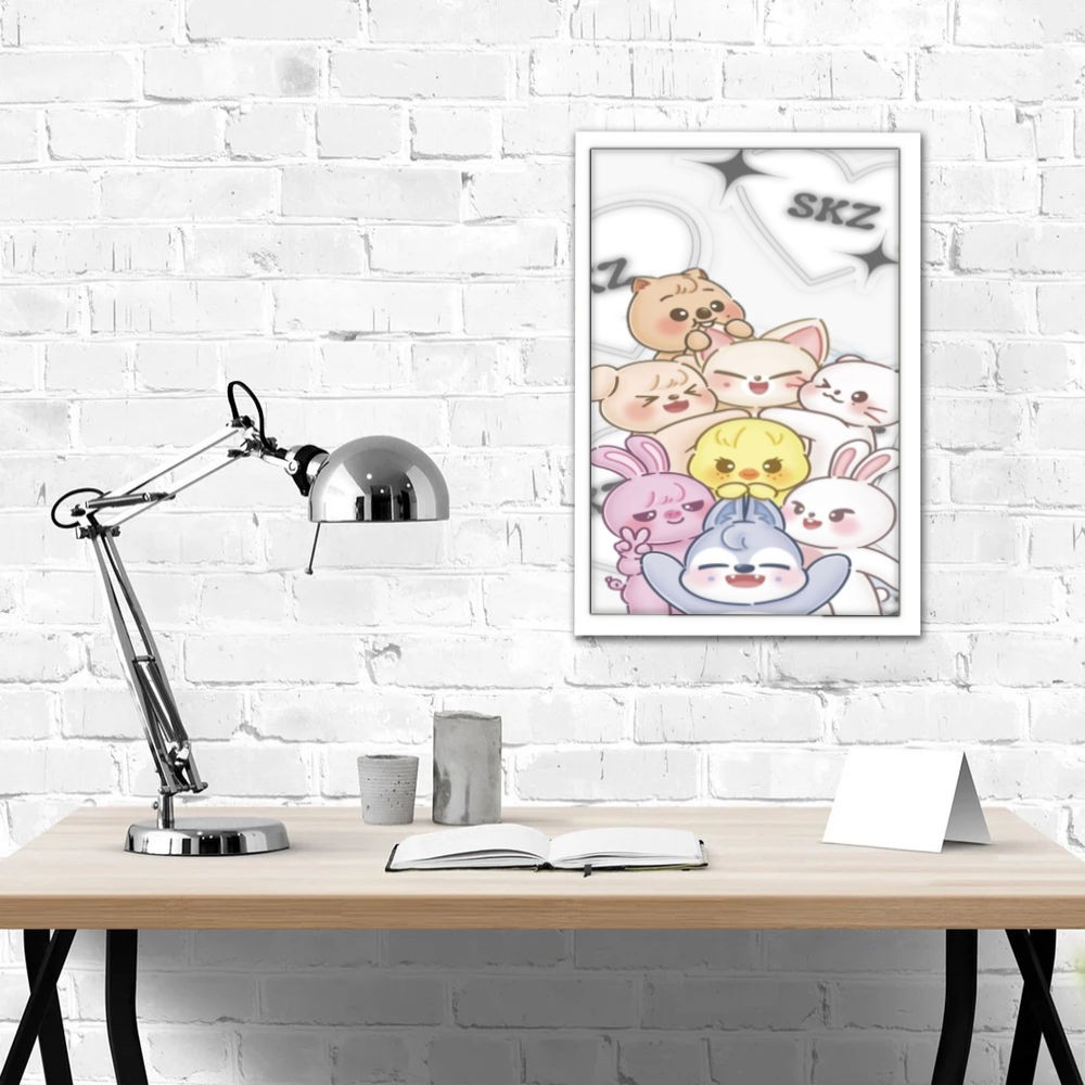 تابلو پینکمن طرح گروه استری کیدز کیوت Cute Stray Kids 22 Jm