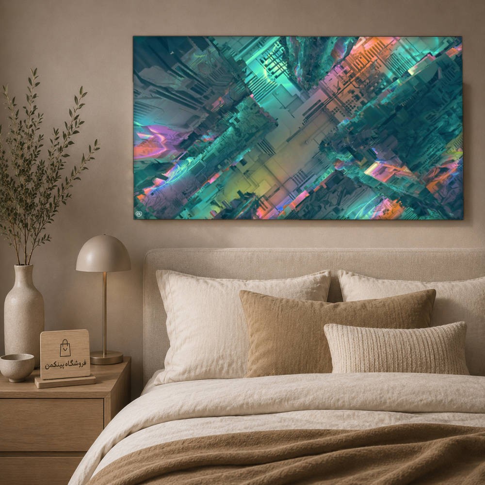 تابلو شاسی پینکمن طرح تکنولوژی شهر - Technology City کد Jm 19