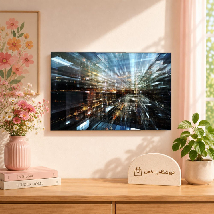 تابلو شاسی پینکمن طرح تکنولوژی شهر - Technology City کد Jm 18