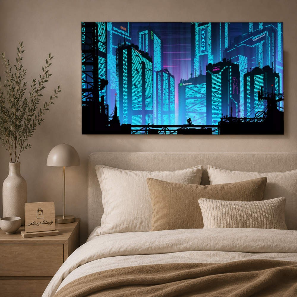 تابلو شاسی پینکمن طرح تکنولوژی شهر - Technology City کد Jm 16